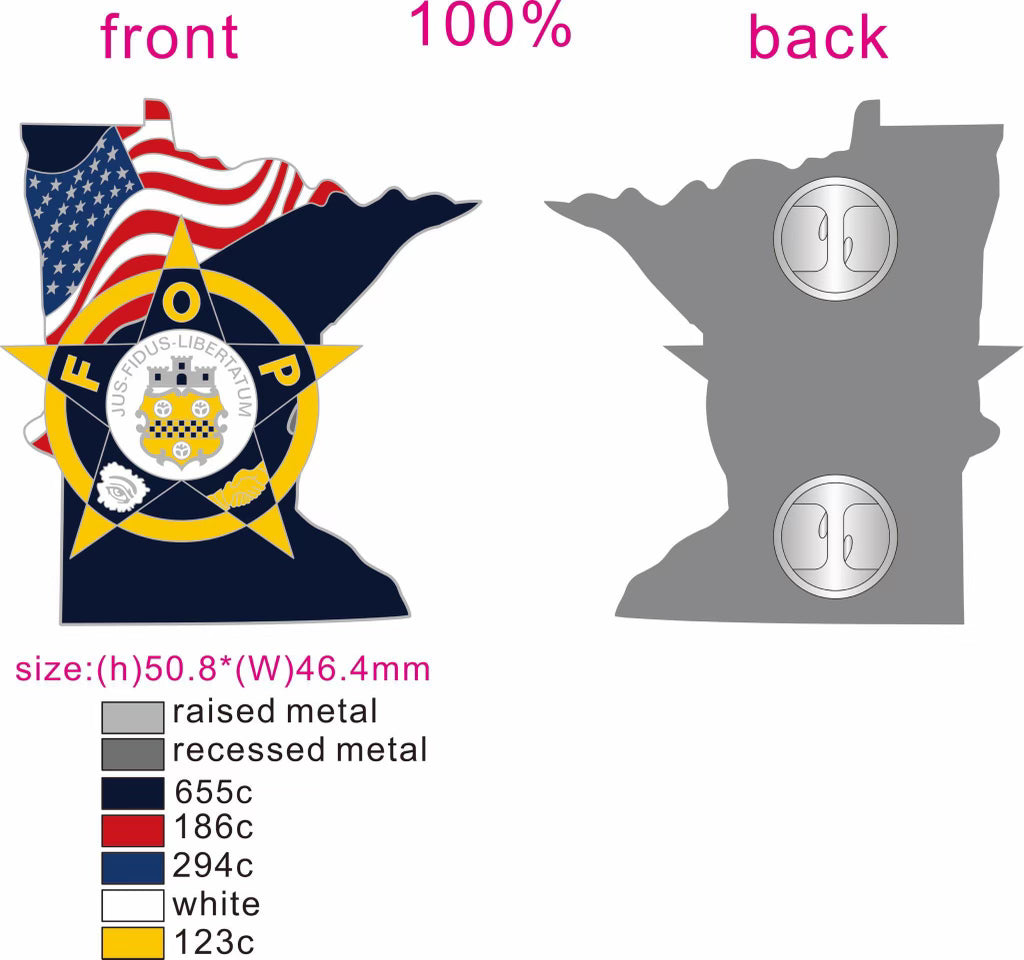 Minnesota FOP Pin