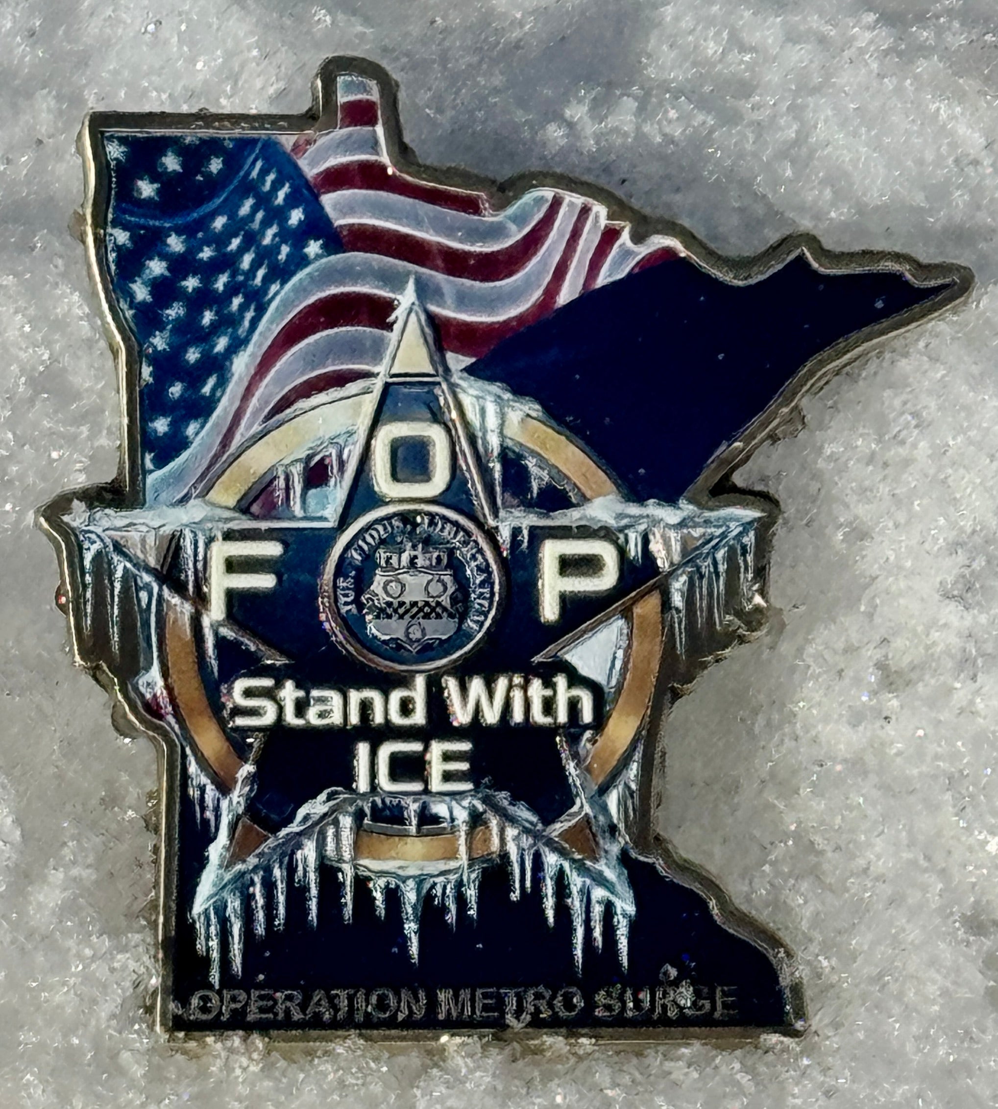 ICE Operation Metro Surge Challenge Coin