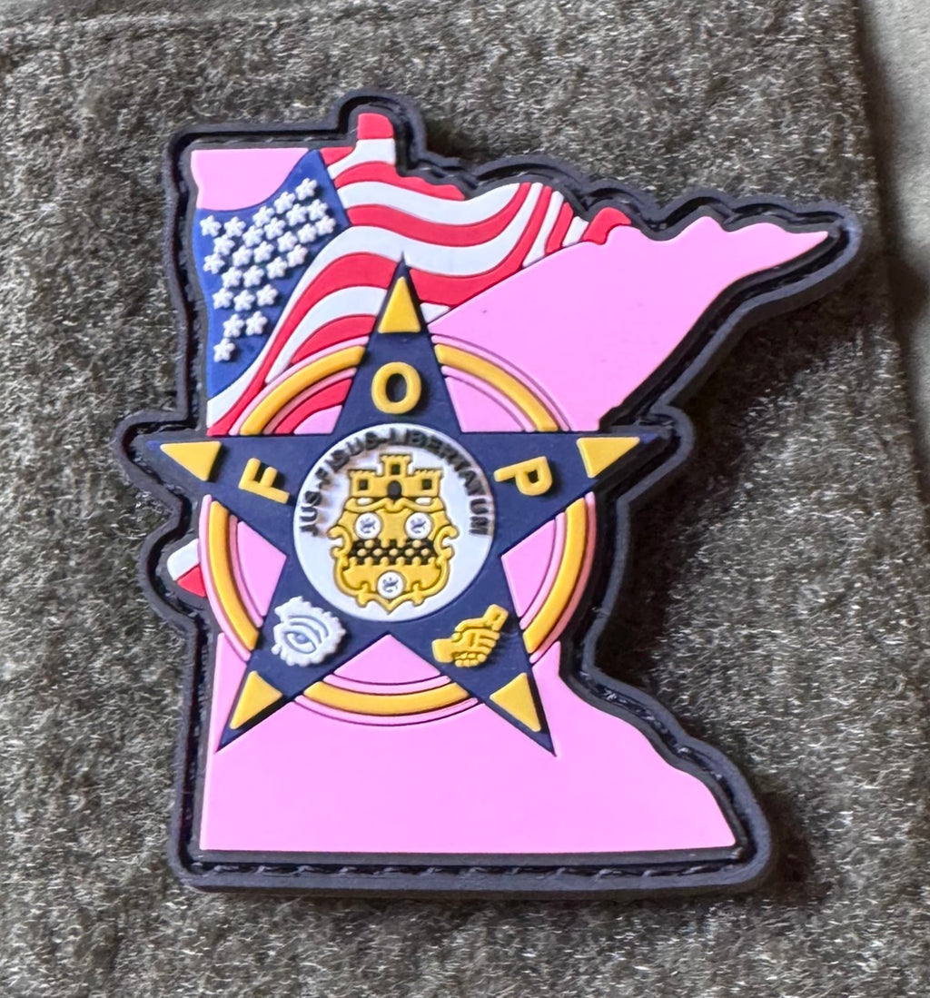 Minnesota FOP Pink Patch